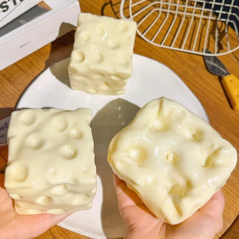 Fidget Cube Original - كرة ضغط على شكل مكعب جبنة